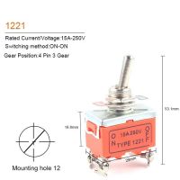 1ชิ้นคุณภาพสูงและใหม่2/3/4/6ขา2/3 1121 1021 1321 1322เปิด-ปิด-เปิด-ปิด-เปิด-ปิด-เปิด15a สวิตช์โยก250V