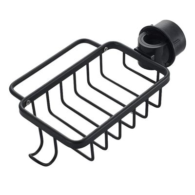 【CC】 2X Storage Rack Faucet Aluminum Household Sink Sponge Drain Hanging Basket