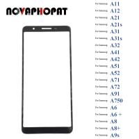 แอลซีดีดีจิไทเซอร์แผงเซ็นเซอร์สำหรับเหมาะสำหรับ Samsung Galaxy A11 A12 A21 A21s A31 A31s A41 A51 A71 A91 A52 A72กระจกหน้าจอสัมผัส A8