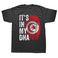 Funny Its in My DNA Tunisian Flag Tunisia T Shirts Graphic Cotton Streetwear Short Sleeve Birthday Gifts Summer Style T-shirt