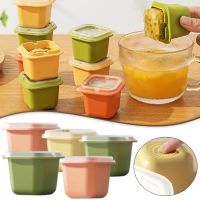 3/6pcs Square Ice Cube Mould Reusable Whiskey Cocktails Ice Cube Mold Baby Food Freezing Mold Kitchen Accessories Ice Maker Ice Cream Moulds