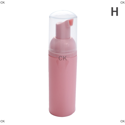 CK 1pcs 60ml ขวดโฟมสีชมพูสดใสสบู่มูส Liquid dispenser โลชั่นขวด