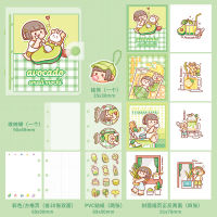Dimi 105*90mm Kawaii Mini Pocket 3 Ring Diary Notebook Journals Agenda Planner Girls Birthday Gift Korean INS Stationery