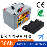 60V 16S2P 36Ah 18650 Lithium Ion 67.2V EBike Electric Bicycle Scooter Various Equipment Battery + Charger