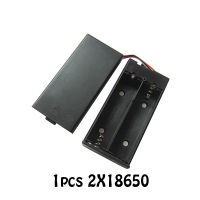 กล่องจัดระเบียบแบตเตอรี่18650 2X 3.7V 1ชิ้น/4ชิ้นพร้อมฝาครอบสายเคเบิลพร้อมเปิด/ปิด