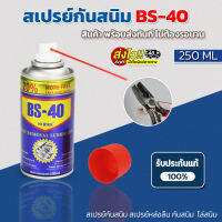 ?ส่งด่วนภายใน48ชม?สเปรย์กันสนิม BS-40แท้ ขวดใหญ่ 250 ml สเปรย์หล่อลื่น สเปรย์น้ำยาพ่นกันสนิม กันสนิม ไล่ความชื้น ไล่สนิม