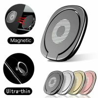 Extremely Thin Luxury Metal Universal Telephone Magnetic Car Mobile Phone Socket Holder Bracket Stand Accessories Finger Ring Ring Grip