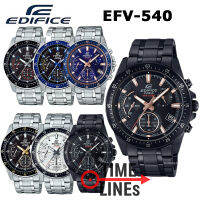 CASIO Edifice รุ่น EFV-540D EFV-540DC ของแท้ 100% นาฬิกาผู้ชาย โคโนกราฟ จับเวลาได้ พร้อมกล่องและประกัน CMG 1ปี EFV EFV-540D-1A EFV-540D-1A9