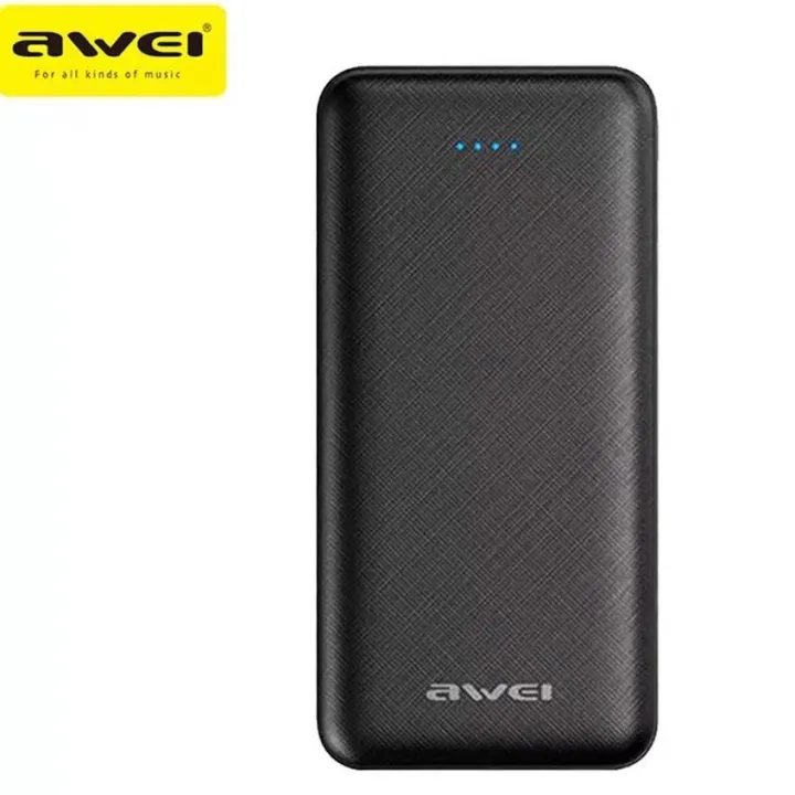 Awei P47K Multiple Output 20000mAh Power Bank Intelligent Fast Charging