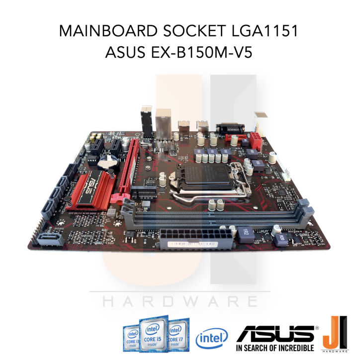 mainboard-asus-ex-b150m-v5-lga-1151-รองรับ-cpu-gen-6xxx-และ-gen-7xxx-มือสองสภาพดีมีการรับประกัน