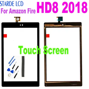 For  Fire HD 8 10th Gen K72LL4 8 Touch Screen LCD Display Digitizer  Frame 