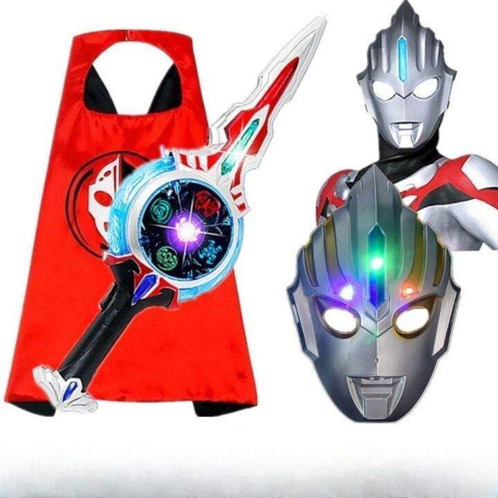 ชุดแปลงร่างต่อพ่วงอนิเมะ-ultraman-geed-selo-orb-tiga-ชิ้นเรืองแสงสำหรับเด็กผู้ชายและเด็กผู้หญิงของเล่นใหม่