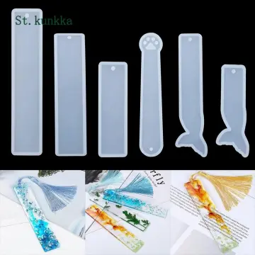 Rectangle Silicone Bookmark Mold DIY Making Epoxy Resin Jewelry