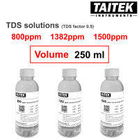 น้ำยามาตรฐาน TDS Solution ค่า 800 1382 1500 ppm(mg/L) สำหรับปรับเทียบ คาลิเบรทเครื่องวัด TDS (250 mL)