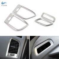 ✶ Stainless Steel Car styling Dashboard Side Air Condition Outlet Vent Cover Trim For Volvo XC60 2009-2017 only left hand drive