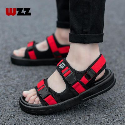 WZZ รองเท้าแตะ แฟชั่น ผู้ชาย ผู้หญิง รองเท้ารัดส้น รองเท้าแตะ เกาหลี
