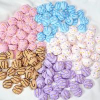 10Pcs Nail Art Ice Cream Ball Design 3D Charms Sweet Flatback Cream Large Rhinestones For Colorful Resin Gems Manicure Strass