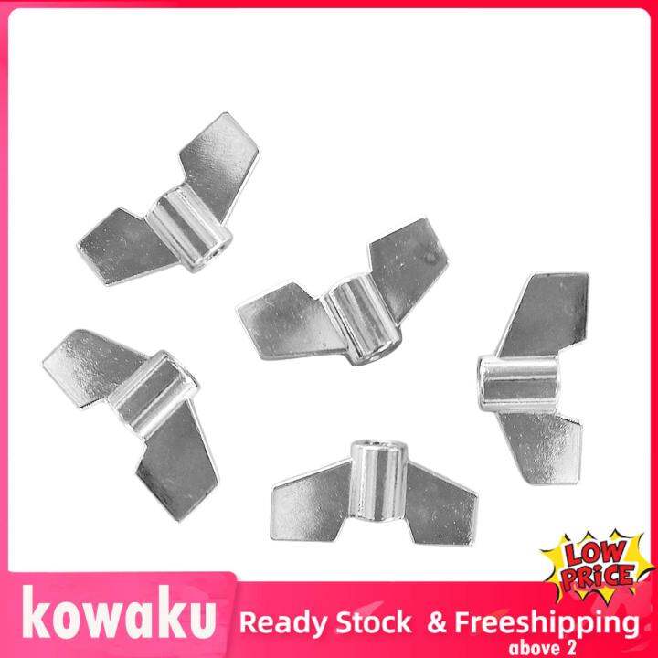 kowaku 5x Drum Cymbal Stand Wing Nuts Practice Cymbal Wing Nuts for