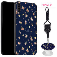 สำหรับ Xiaomi Mi 9 ซิลิกาเจลนุ่มเคสโทรศัพท์แหวนและ String