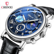 Đồng Hồ Nam Chính Hãng Chenxi Đồng Hồ Nam Thời Trang Đa Chức Năng Mặt Dạ