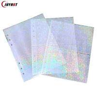 10Pcs A4 A5 1/2/4/6/9 Grids Clear Ring Binder Refill Sleeve Photocards Notebook Photo Album Card Page Pocket Entertainment Note Books Pads