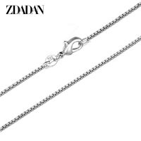 【cc】✇○❣  ZDADAN 925 Sterling 2MM Chain Necklace Men Fashion Jewelry