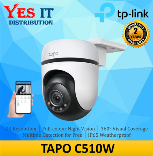 TP-Link Tapo C510W Pan & Tilt Outdoor Security Camera with WiFi