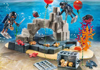 Playmobil 70011 SuperSet Tactical Dive Unit Figure เพลย์โมบิล ซุปเปอร์เซ็ต นักล่าสมบัติใต้น้ำ