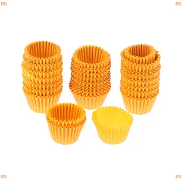 50pcs Foil Cupcake Liners with Lids Round Aluminum Muffin Cake Holders Pans  Baking Cups Tray 5.5oz Heat Resistant Cake Cups 2023