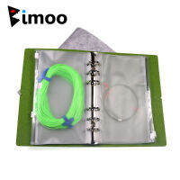 Bimoo  1Piece +10 inner Bags Fly Fishing Line Tippet Pocket Storage Bag Fishing Fly Accessory Wallet Removable Fly Line Holder Accessories