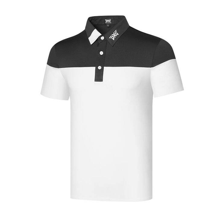 summer-golf-mens-short-sleeved-t-shirt-polo-shirt-golf-new-team-uniform-jersey-moisture-wicking-top-polo-taylormade1-descennte-footjoy-honma-callaway1-anew-le-coq