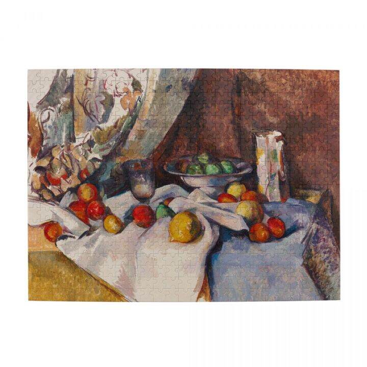 paul-c-zanne-still-life-with-apples-1895-1898-wooden-jigsaw-puzzle-500-pieces-educational-toy-painting-art-decor-decompression-toys-500pcs