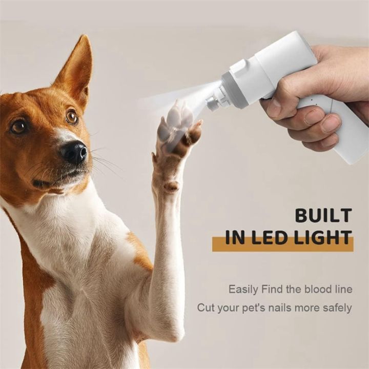 electric-pet-nail-grinder-white-low-noise-led-rechargeable-electric-dog-nail-grinder