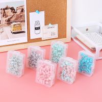 ✤❂ 50pcs/box Colored Push Pins Thumb Thumbtack Board Pins Drawing Photo Wall Studs Office School Supplies Drop Shipping