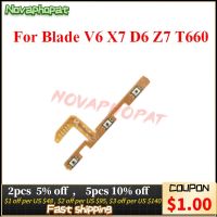 Novaphopat Power On/Off Volume Switch Flex สําหรับ ZTE Blade V6 ปุ่มด้านข้าง Volume Key Flex Cable Board Replacement + tracking