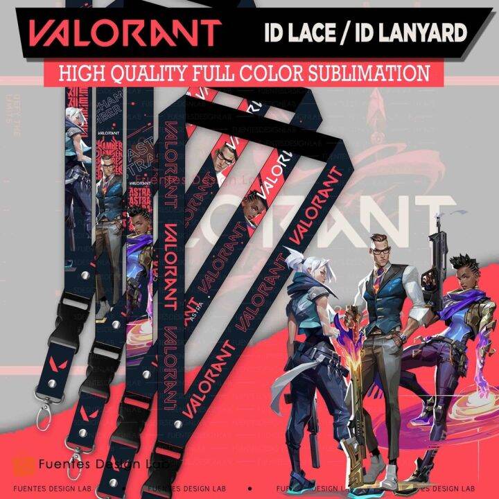 VALORANT ID Lace VALORANT LANYARD HIGH QUALITY PRINT Lazada PH