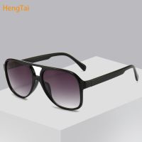 2022 New Fashion Luxury Square Sunglasses For Men Women Retro Double Bridges Clear Anti Blu Ray Glasses Frame Tranding Shades UV