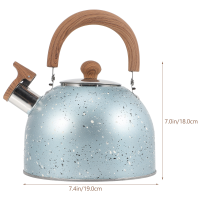 Whistling Kettle Heating Pot Practical Induction Tea Water Camping Stove Boiling Metal Small Furnace Restaurant