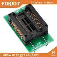 Foriot  ดีมอร์อะแดปเตอร์เต้าเสียบ PSOP44กับ DIP44ชิป SOIC44โปรแกรมเมอร์อะแดปเตอร์ขั้วต่อตัวแปลงเต้ารับทดสอบ IC