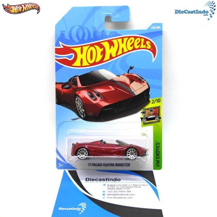 Hotwheels Hot Wheels 17 Pagani Huayra Roadster Hw Exptics Merah