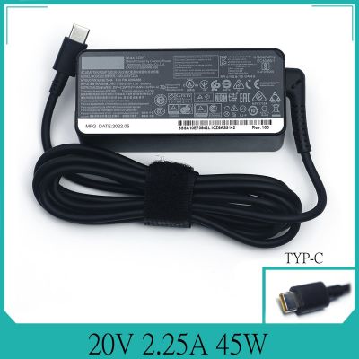 20V 2.25A 45W ชนิด USB C แล็ปท็อปอะแดปเตอร์ AC แหล่งจ่ายไฟเครื่องชาร์จสำหรับ Lenovo C330 S330 C340 S340 100E T480 T480S T580 T580S Yuebian