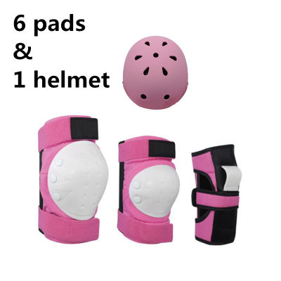 6 pieces Pads Elbow Wrist Knee Pad for Outdoor Sports Protective Kit Inline Speed Skating Racing Cycling Skateboard S M L XL400g