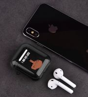 ☎◑ Make Money Not Friends Kash Afro Black Girl Case for Airpods Earphone Cover for Airpods Soft TPU black Earphone Cover Capa