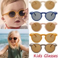 【LZ】☜┇  Vintage Round Outdoor Sun Protection Sunglasses Baby Girls Acrylic UV400 Sunglasses Kids Eyeglasses New Fashion Children Glasses