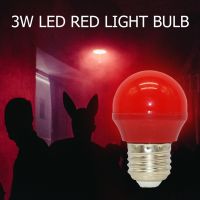 3W E27 175 265V LED Bulb Color Lantern Light Small Red Bulb Creative Chic Home Living Room Lighting Adornment