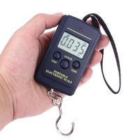 Portable 40kg 10g Digital Pocket Luggage Scale Hook Weight Mini Hanging Scale Portable  Hanging Weighting Fishing Hook Balance Luggage Scales