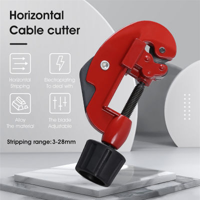 Fiber Optic Cable Slitter Tube Cutter Heavy Duty Tubing Cutter Cable Stripper for 3-28mm
