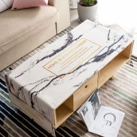 [COD] ins waterproof tea cloth and linen marble sitting room TV cabinet