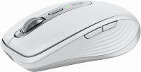 Logitech MX Anywhere 3S Compact Wireless Mouse, Fast Scroll, 8K DPI Tracking, Quiet Clicks, USB C, Bluetooth, Windows PC, Linux, Chrome, Mac - Pale Grey - With Free Adobe Creative Cloud Subscription Pale Grey MX Anywhere 3S (NEW)