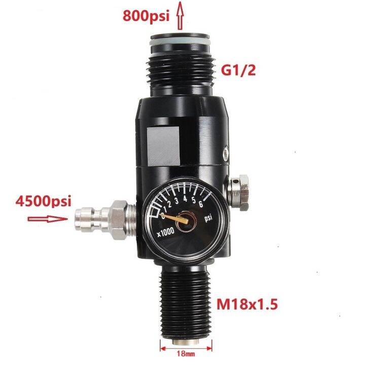 High Compressed Tank Regulator Valve Pcp Air Tank Regulator Air